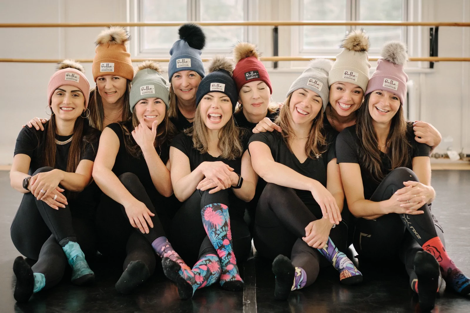 The IronHumans community together and smiling at the studio